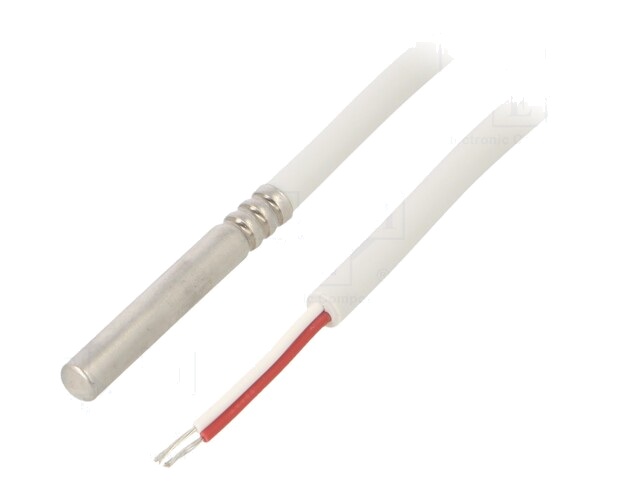 Sensor: temperatuur; Pt1000; kl.B; Buit.afm: Ø5,7x28mm; stekker Sensor: temperatuur; Pt1000; kl.B; Buit.afm: Ø5,7x28mm; stekker